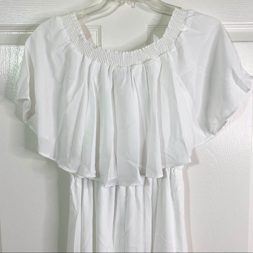 Show Me Your Mumu Hacienda Maxi Dress White - Picture 4 of 9